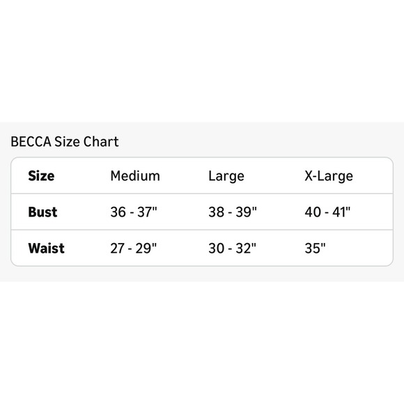 NWOT BECCA Black Ruched Front Cutout One Piece Swimsuit Women Size Medium - Picture 2 of 7